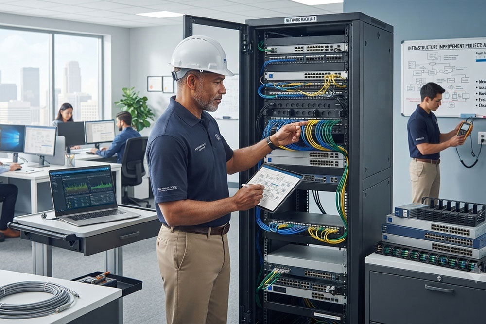 Organized Cabling for Easier Network Management